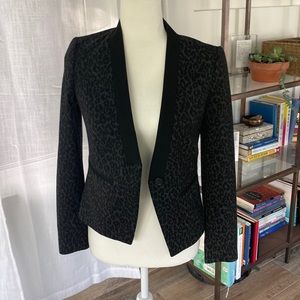 Ann Taylor Leopard print blazer
